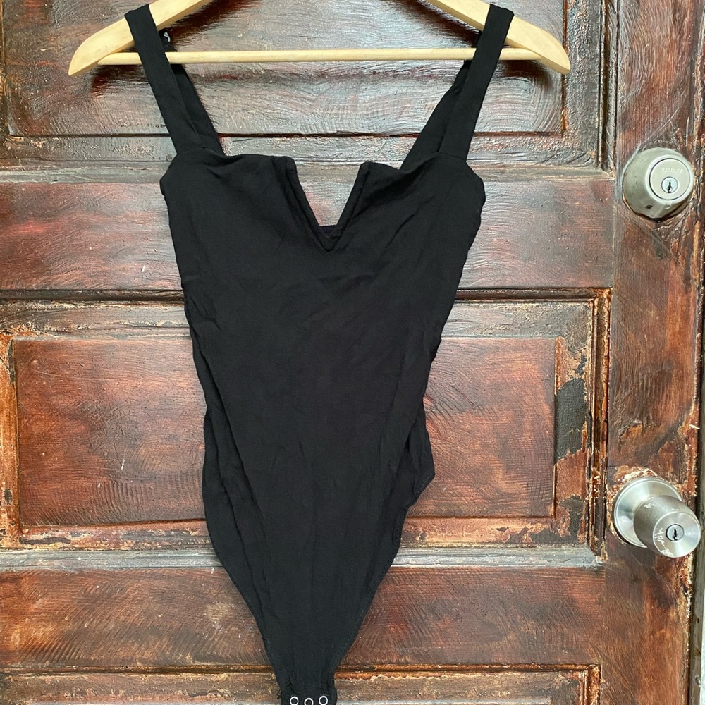 Free people black bodysuit